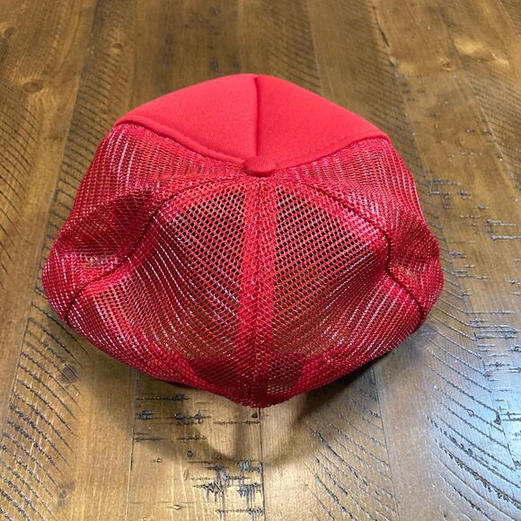 Vintage Red Snapback Hat Motion Industries INC Big Embroidered Logo Patch - Picture 6 of 13